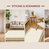 Coastal Striped Circle Aesthetic(Beige)