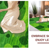 Lush Playful Textured Elegance(Green)