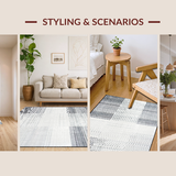 Distinctive Linear Trellis Visual Appeal(Gray)