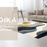 Stylish Tiled Grey and Gold Blend(Gray)