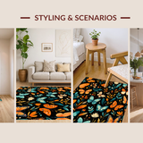 Fresh Modern Floral Imagery(Black)