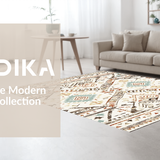 Minimalist Woven Geometric Style(Beige)