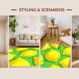Cheerful Yellow Lemon Decor(Yellow)