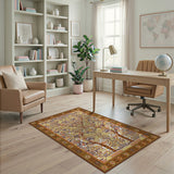 Multi-color and Patterns Golden Tree of Life Persian Area Rug