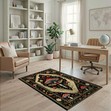 Enchanted Red Mushroom Area Rug