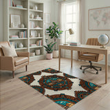 Heritage Tribal Pyramid Desert Area Rug