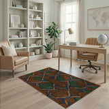 Rainbow Sandal Sole Woven Area Rug