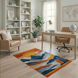 Sunset Peaks Geometric Area Rug