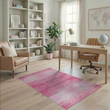 Pink Faded Pink Heritage Tribal Area Rug