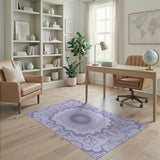 Purple Purple Ornate Traditional Persian Area Rug
