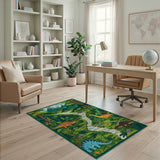 Dinosaur Forest Adventure Area Rug