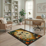 Whimsical Butterfly Meadow Area Rug