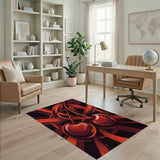 Bold Red Cherry Duo Area Rug