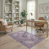 Traditional Persian Purple Traditional Persian Area Rug