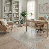 Ivory Geometric Lattice Area Rug