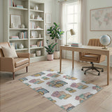 Retro Travel Suitcase Vintage Area Rug