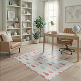 Pastel Bunny Cartoon Kids Area Rug