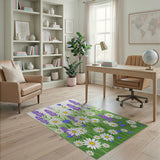 Liatris Daisy Cornflower Wildflower Meadow Rug