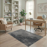 Grey Distressed Vintage Area Rug