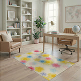Watercolor Floral Area Rug
