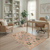 Pink Floral Vintage No. 22 Area Rug