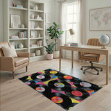 Boho Multi-Color Patchwork Crochet Rug