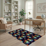 Rainbow Dogs Kids Cartoon Area Rug
