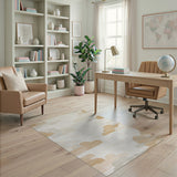 Whimsical Cloudscape Beige Area Rug