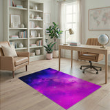 Multi-color and Patterns Abstract Area Starry Nebula Galaxy Area Rug