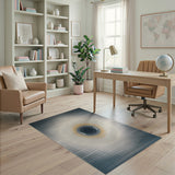 Modern Geometric Eye Area Rug
