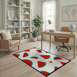 Watermelon Slice Scatter Area Rug