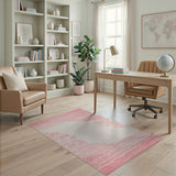 Pink Heritage Tribal Stripe Area Rug