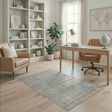 Blue Distressed Vintage Area Rug