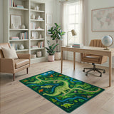Dinosaur Adventure Kids Play Rug