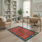 Vibrant Multi-Color Alphabet ABC 123 Kids Rug