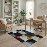 Bold Geometric Modern Area Rug