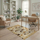 Whimsical Mushroom Meadow Area Rug