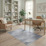 Ethereal Grey Cloud Abstract Area Rug