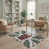 Noel Holly Leaves Area Rug