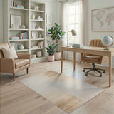 Beige Gradient Stripe Area Rug