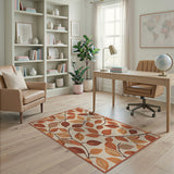 Autumn Leaf Mosaic Area Rug