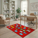 Playful ABC Alphabet Kids Rug