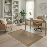 Beige Neutral Woven Geometric Area Rug
