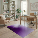 Purple Gradient Swirl Abstract Area Rug