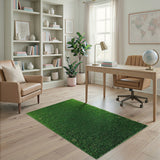 Lush Green Turf Area Rug