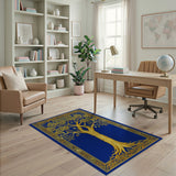 Golden Tree of Life Persian Area Rug