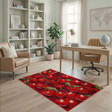 Vibrant Cherry Cluster Area Rug