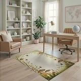 Enchanted Mushroom Woodland Area Rug