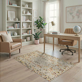 Scattered Dots Geometric Modern Area Rug