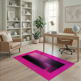 Pink Halftone Gradient Abstract Area Rug
